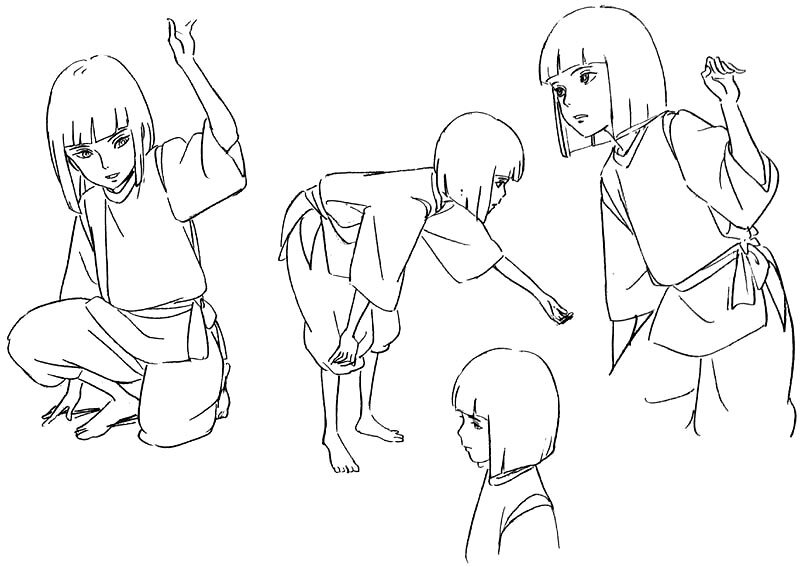 Haku design: poses