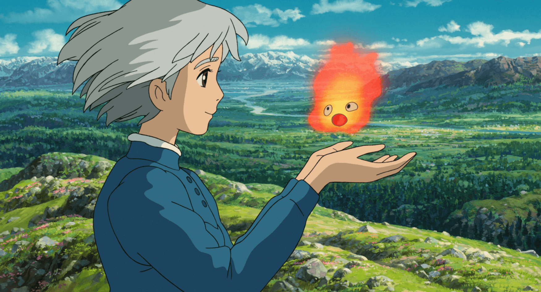 Howl’s Moving Castle: Sophie and Calcifer